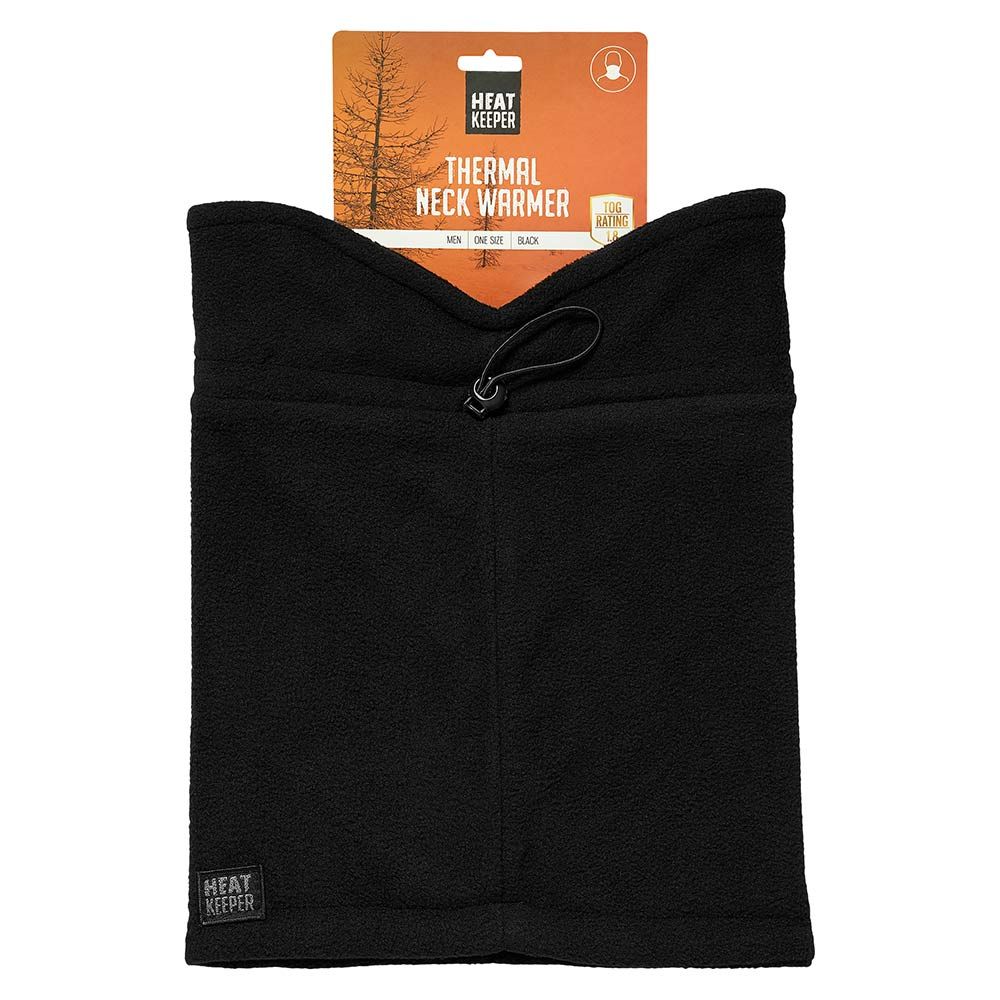 Heat Keeper schwarze Thermo Fleece Nackenwärmer