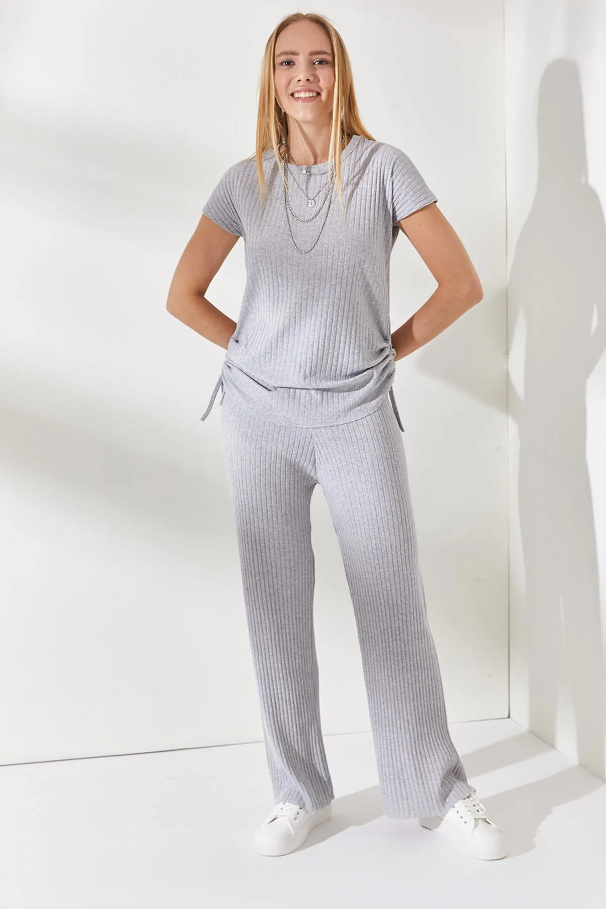 Olalook  Zweiteiler - Grau - Oversized