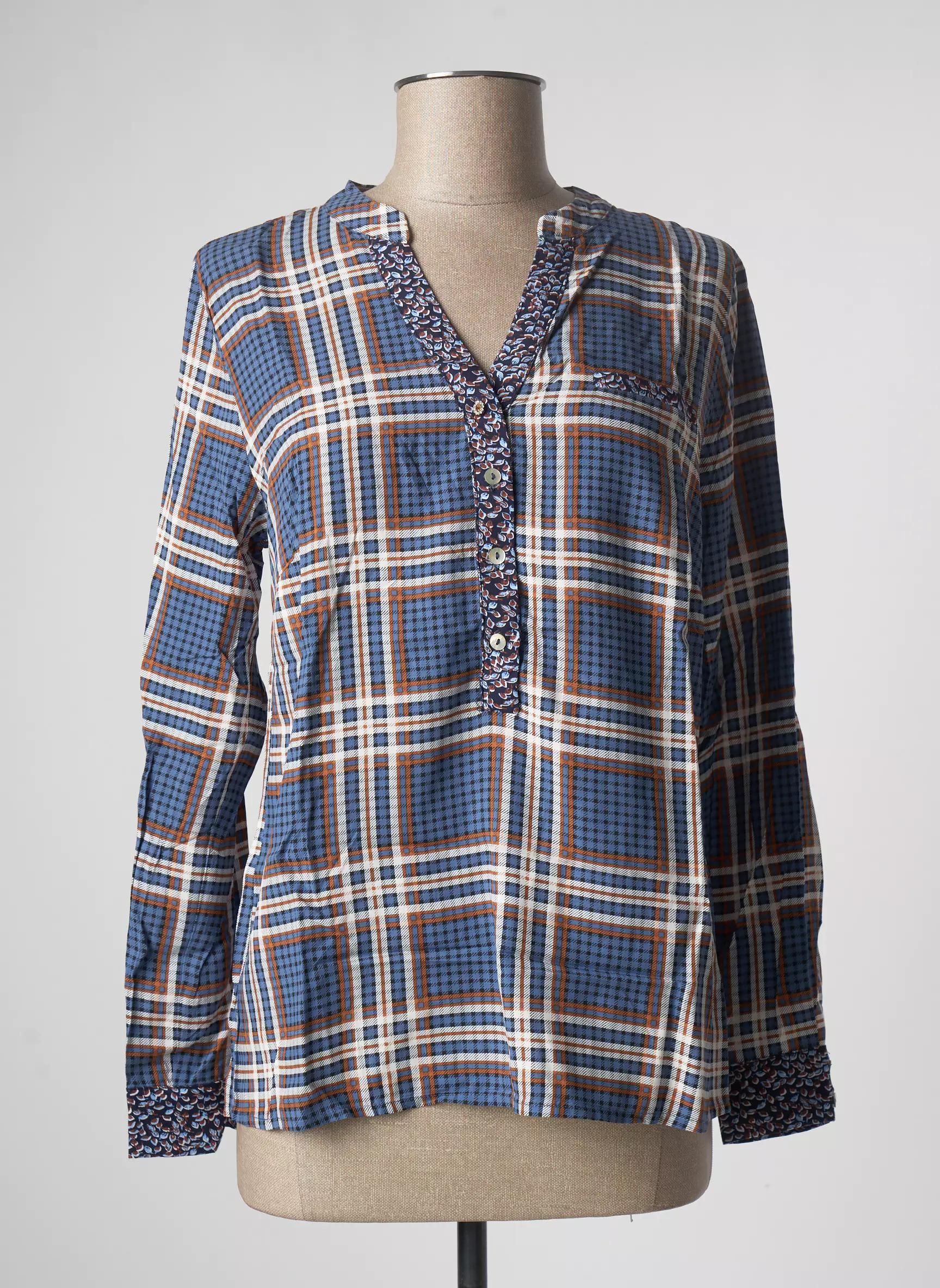 Costa 8 Mani Blouses Femme couleur bleu