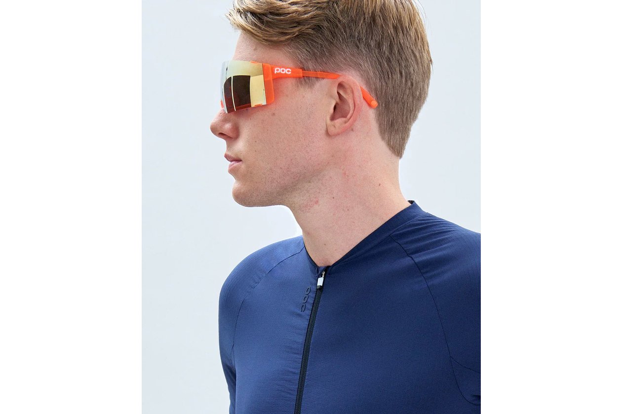 POC Propel - Fluorescent Orange Translucent/Violet/Gold Mirror