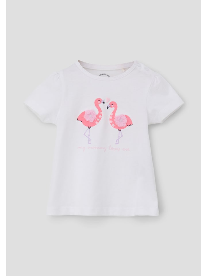s.Oliver T-Shirt kurzarm in Weiß günstig kaufen