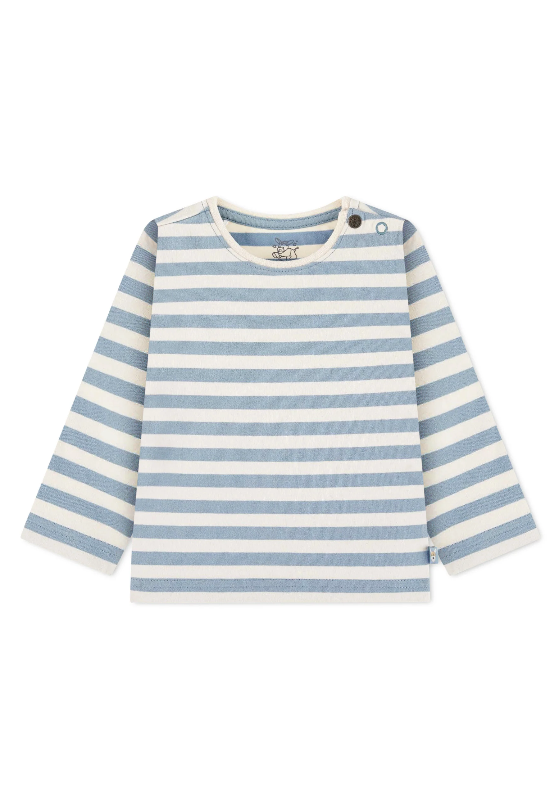GOTS Langarm-Shirt aus Single Jersey mit Streifen