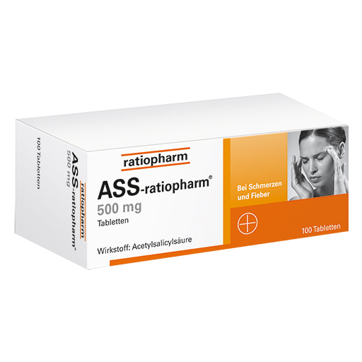 ASS-ratiopharm 500 mg Tabletten  100 St  Tabletten