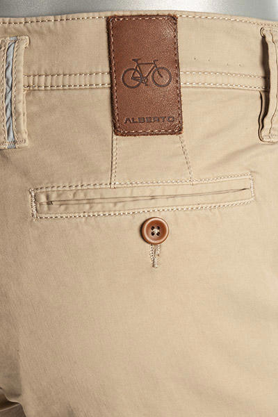 Alberto Bike, Chino Bike, Regular Fit, Baumwolle T400®, beige