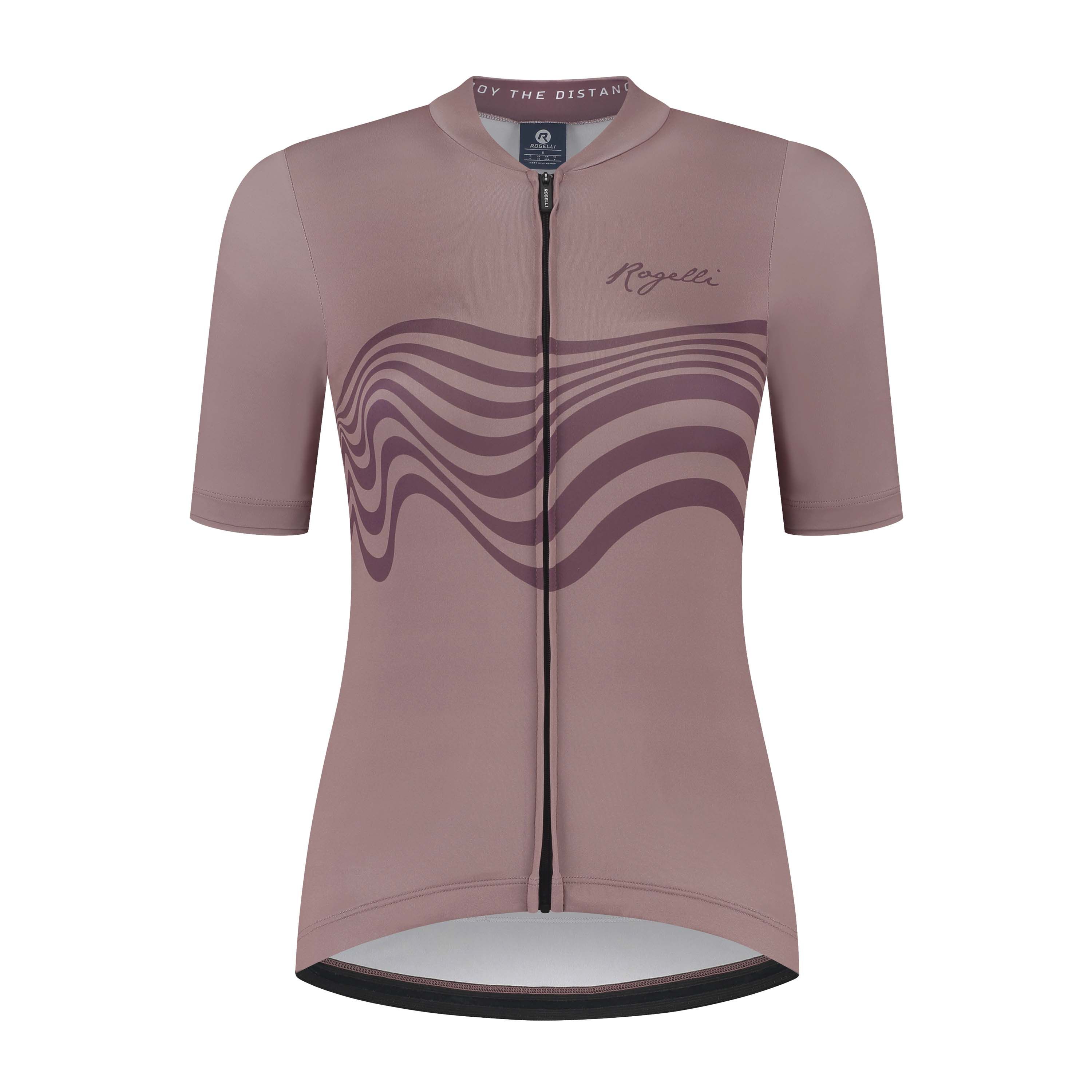 Rogelli Diaga Rosa Damen Radtrikot Kurzarm