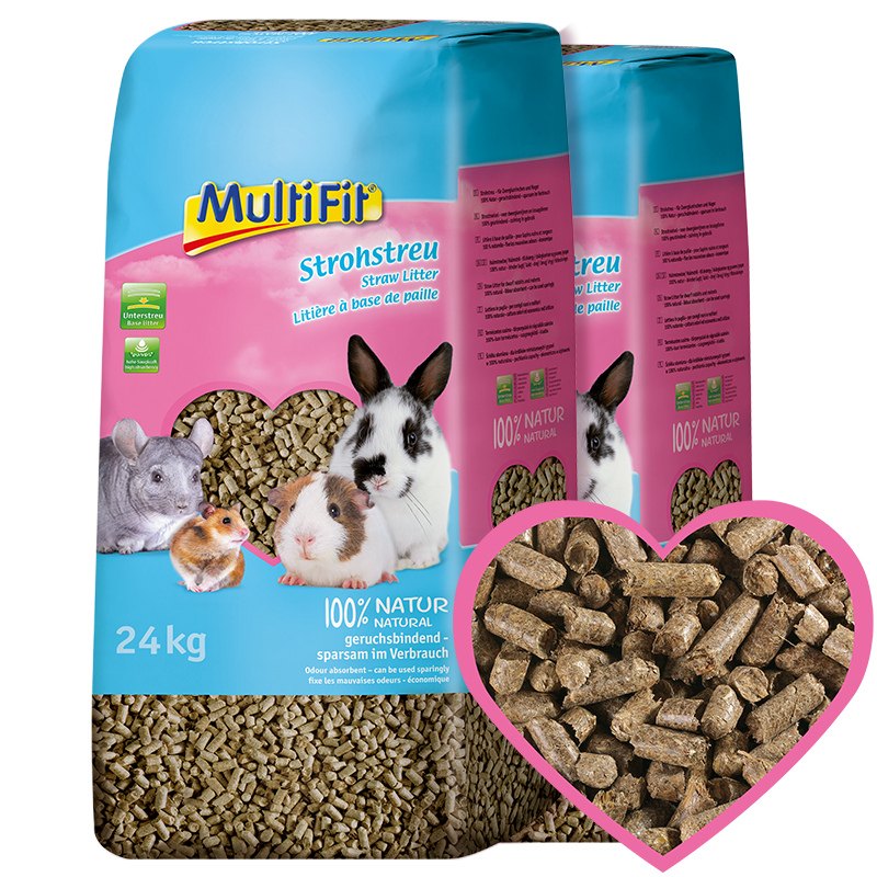 MultiFit Streu & Stroh MultiFit Natur-Strohstreu Unterstreu 2x24 kg