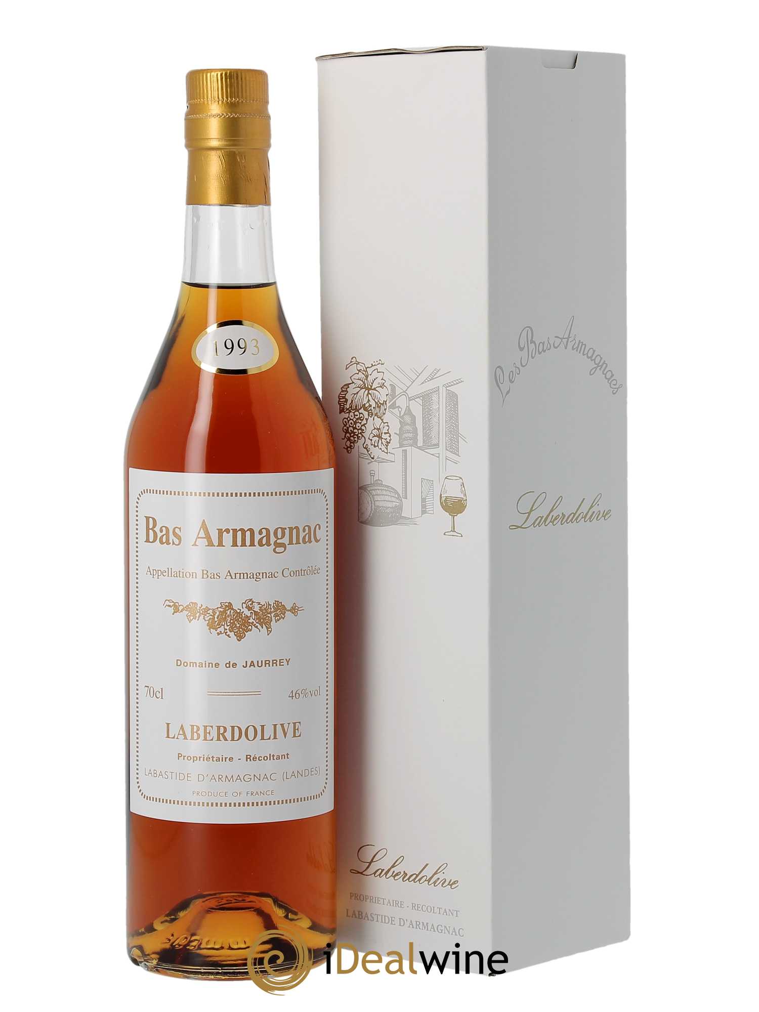 Bas-Armagnac Domaine de Jaurrey Laberdolive  1993 - Lot de 1 Bouteille