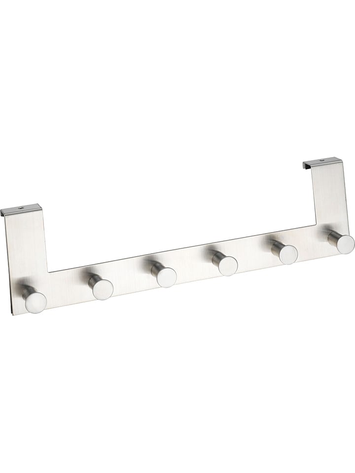Wenko Edelstahl-Türgarderobe 