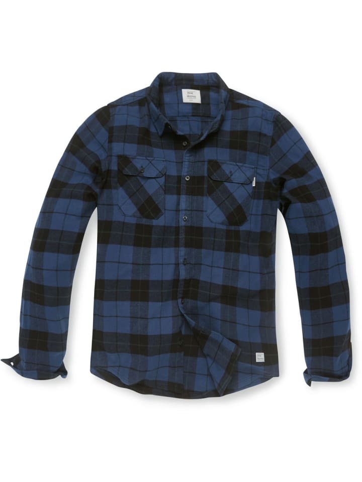 Vintage Industries Hemd in Blau günstig kaufen