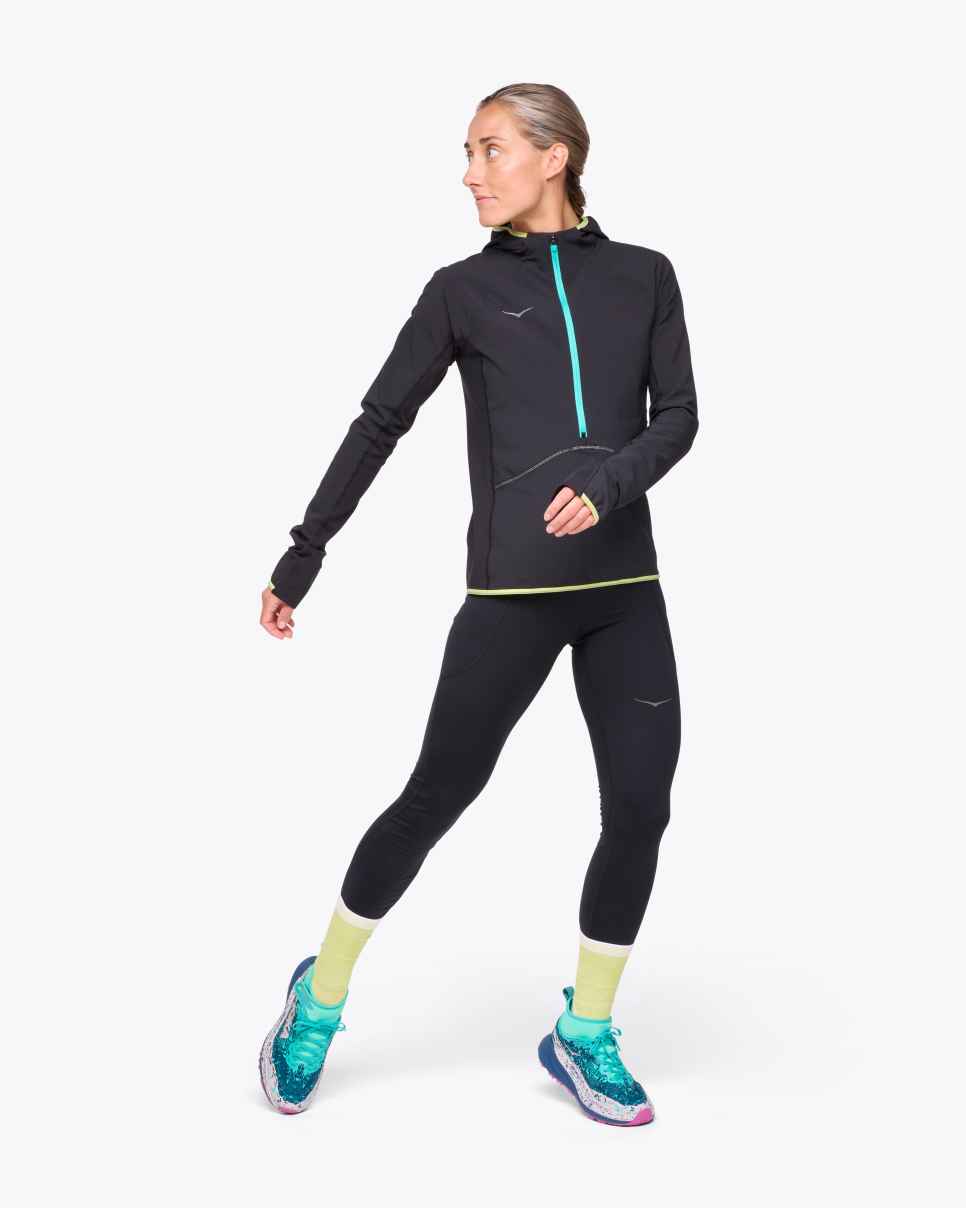 SkyGlow Half-Zip Black