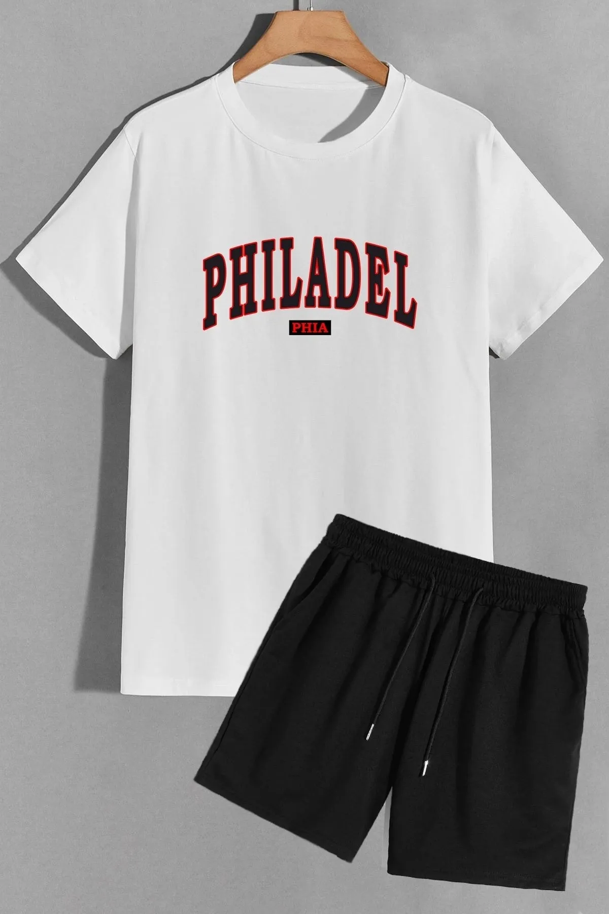 trendypassion  Phidelphia Shorts T-Shirt-Trainingsanzug-Set