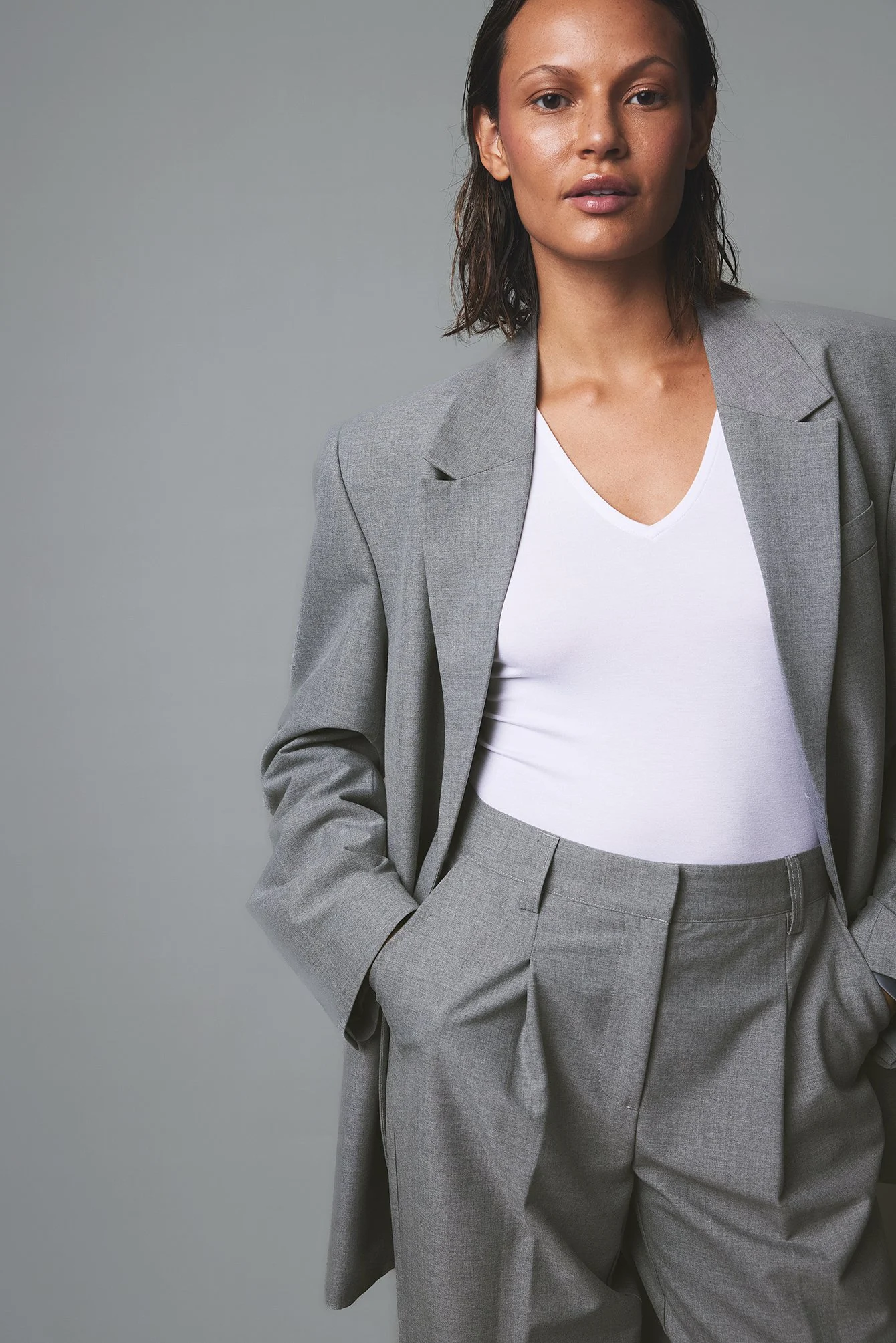 Soft Line ärmelloser Body mit V-Ausschnitt