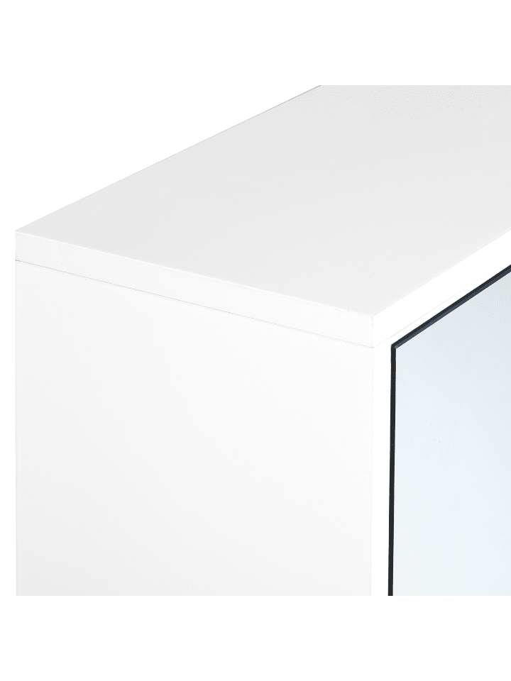 Beliani Bad-Spiegelschrank NUBES in Weiß/Heller Holzfarbton günstig kaufen onesize