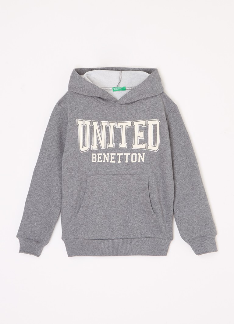 Hanorac Benetton cu logo imprimat
