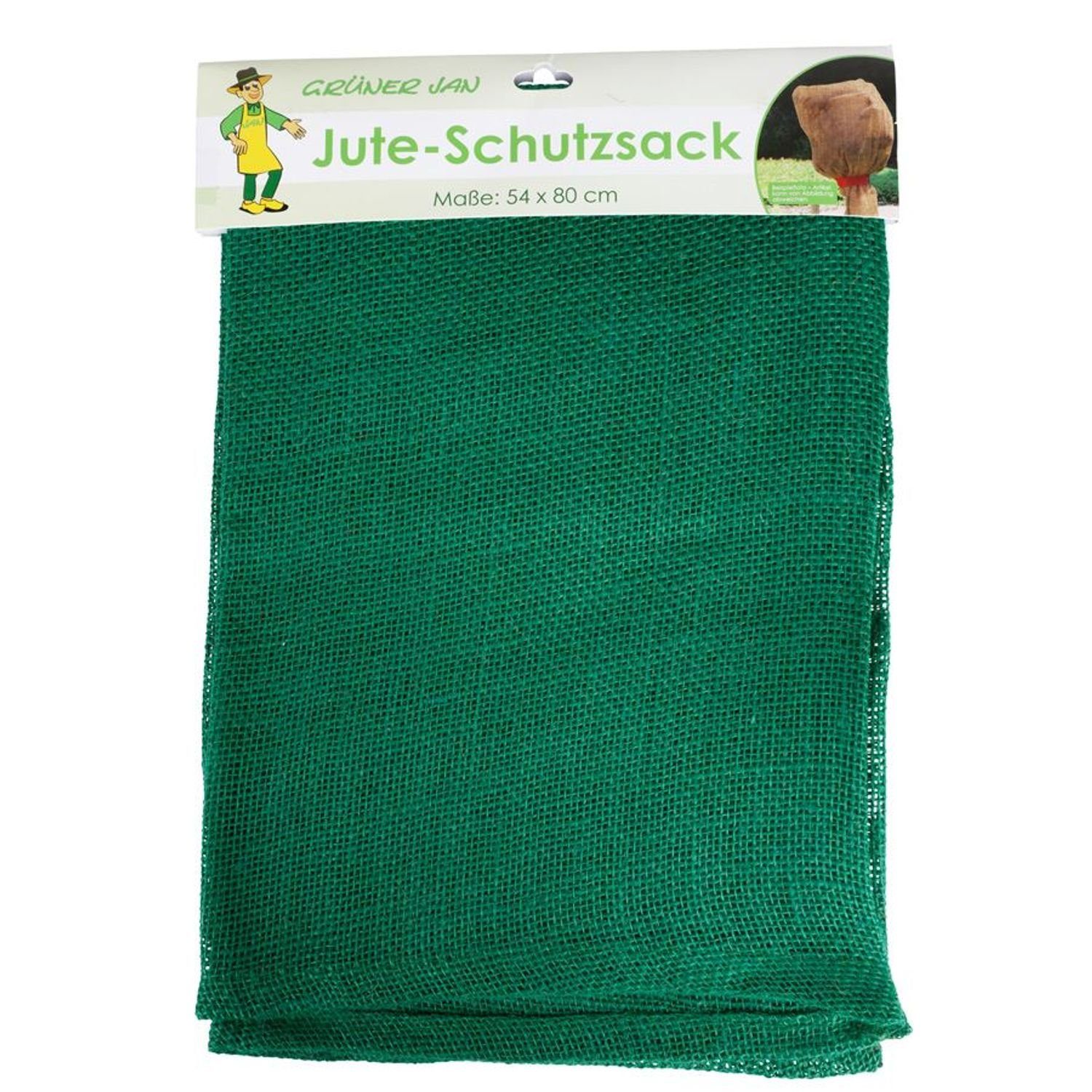 Grüner Jan Bodenschutzvlies Jutesack grün Pflanzen-Schutzsack Winterschutz Pflanzenschutz