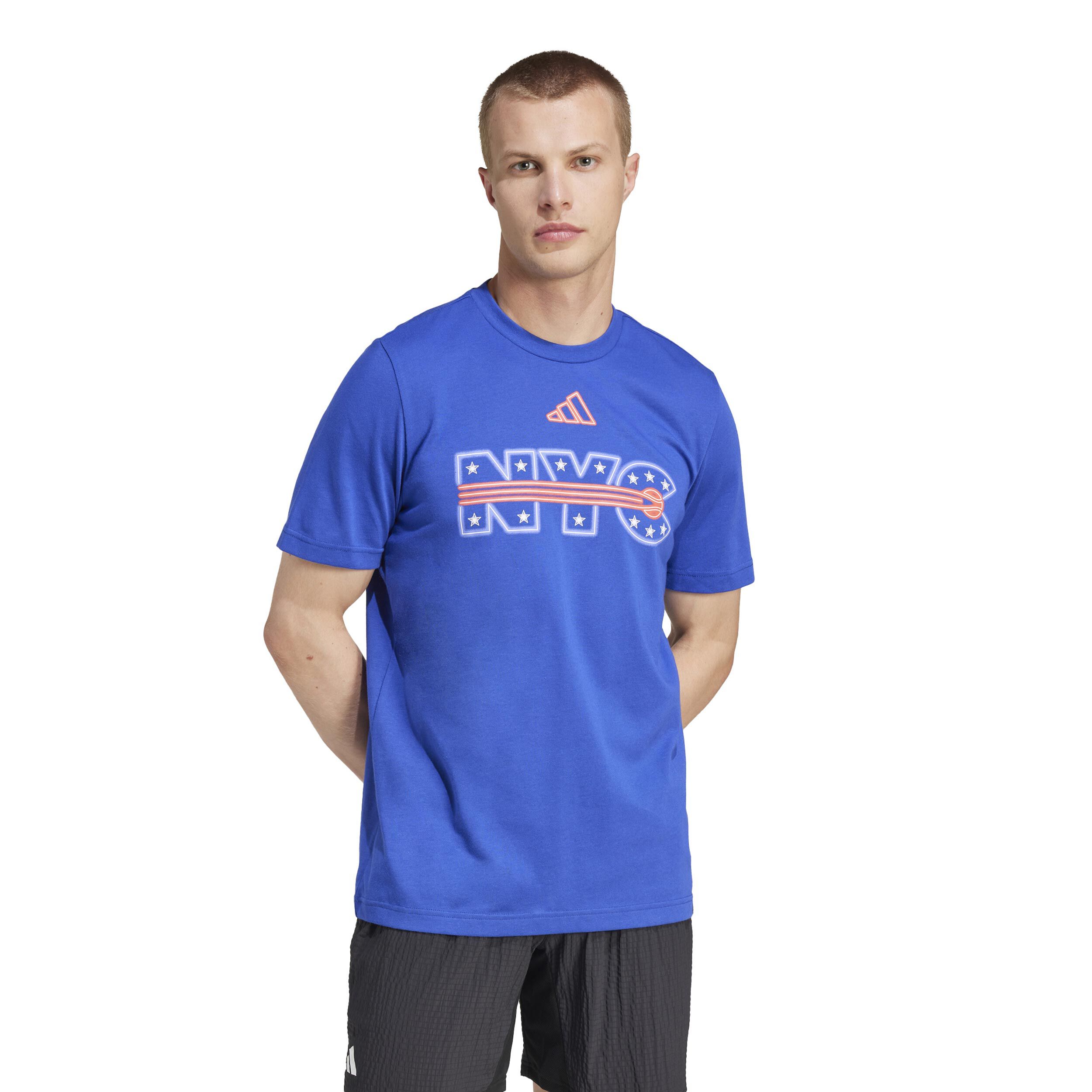 Tennis New York T-Shirt Herren - Blau, Mehrfarbig