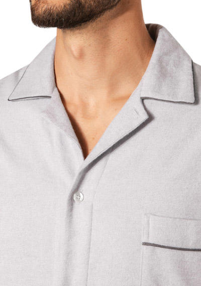 Novila, Nachthemd, Flanell, platin meliert