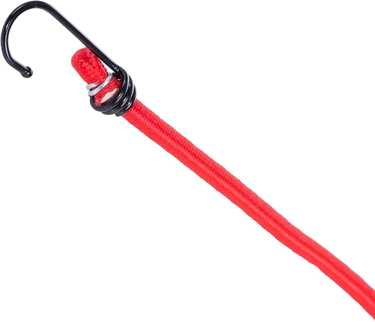 Zamper Spanngurt Expander Spann-Gummis mit Haken - Camping Angeln Trekking & Mehr (Komplett-Set, 12-St., 4x 4 verschiedene Größen) 27, 40, 56 und 72 cm, Verschiedene Farben