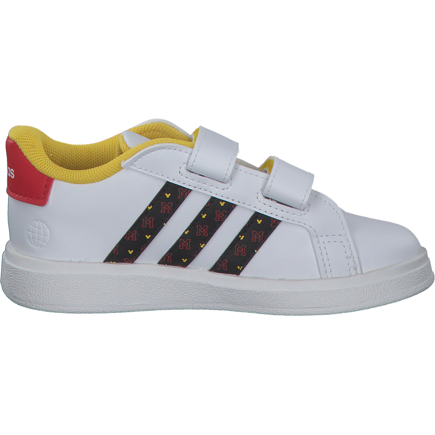 Adidas Grand Court Mickey CF I, Sneakers Low, Kinder, ftwr white/core black/better s