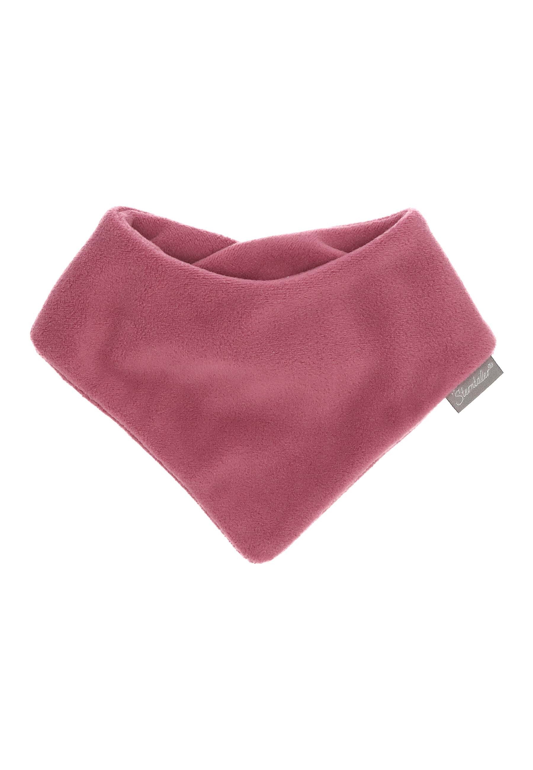 Dreieckstuch aus Microfleece mit Klettverschluss