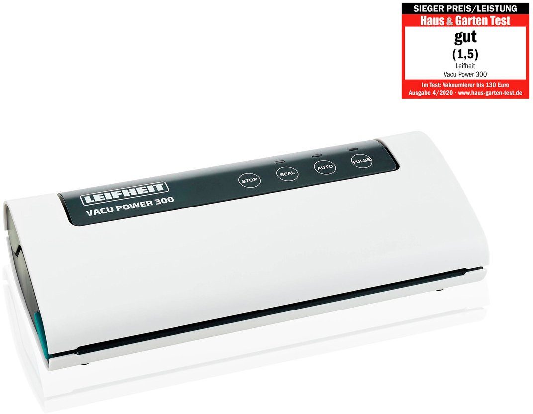 Leifheit Vakuumierer Vacu Power 300 3235, Rollenbreite 30 cm, 110W, inkl. 10 Beutel