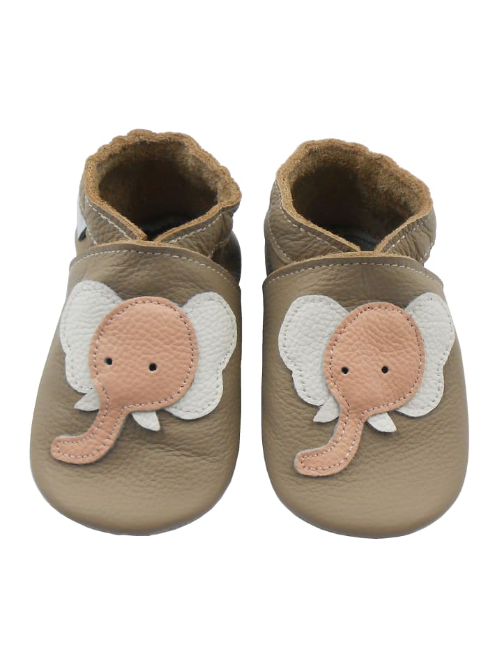 Yalion Baby Leder-Krabbelschuhe 