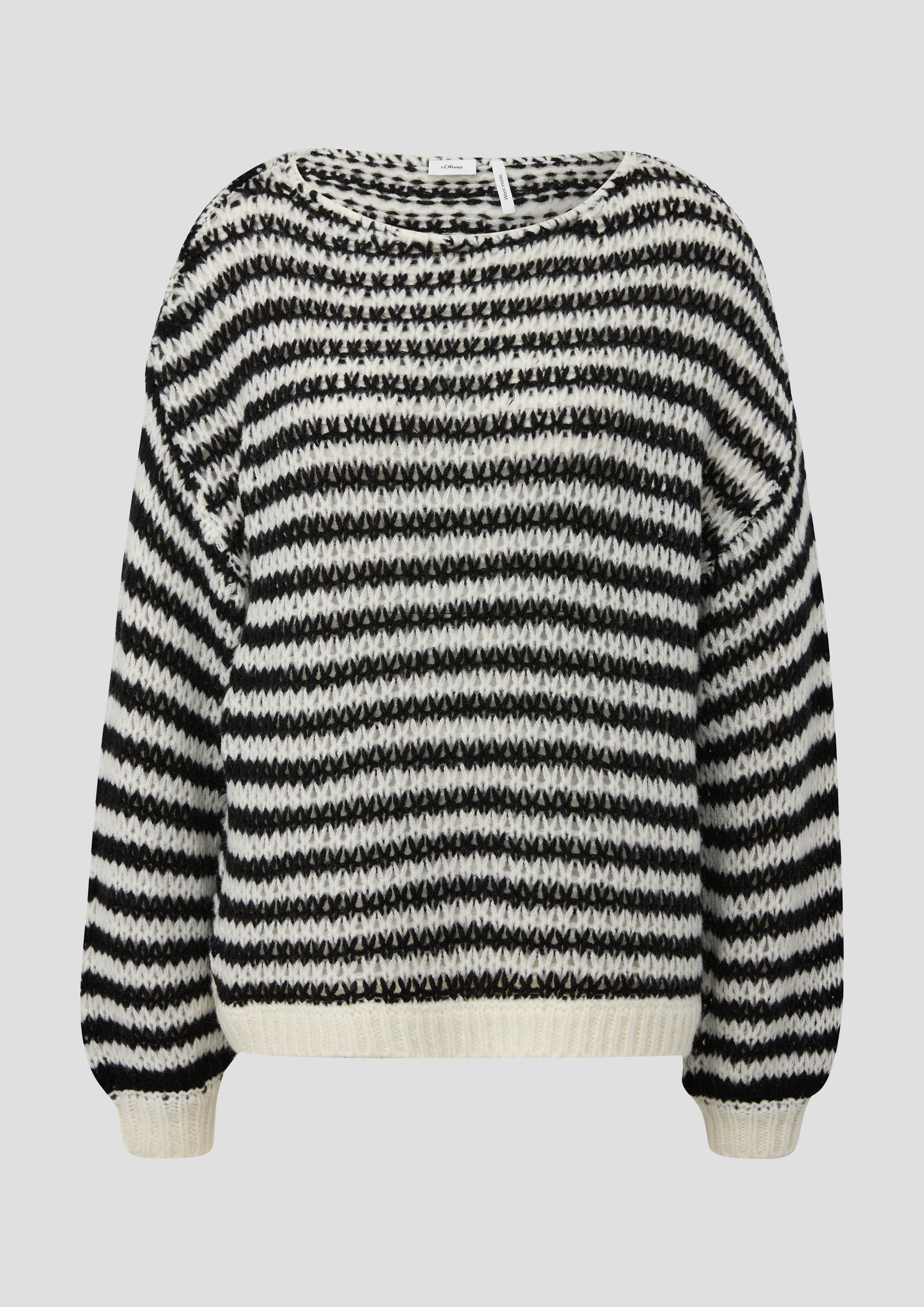 Strickpullover mit Stehkragen  2142245-07X1