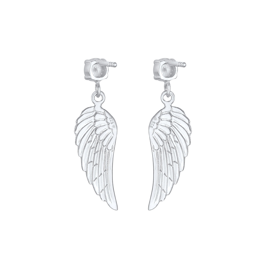 Nenalina Nenalina Boucles d'Oreilles Boucles d'oreilles Femmes Ailes Porte-bonheur Foi Sig Boucles d'oreilles