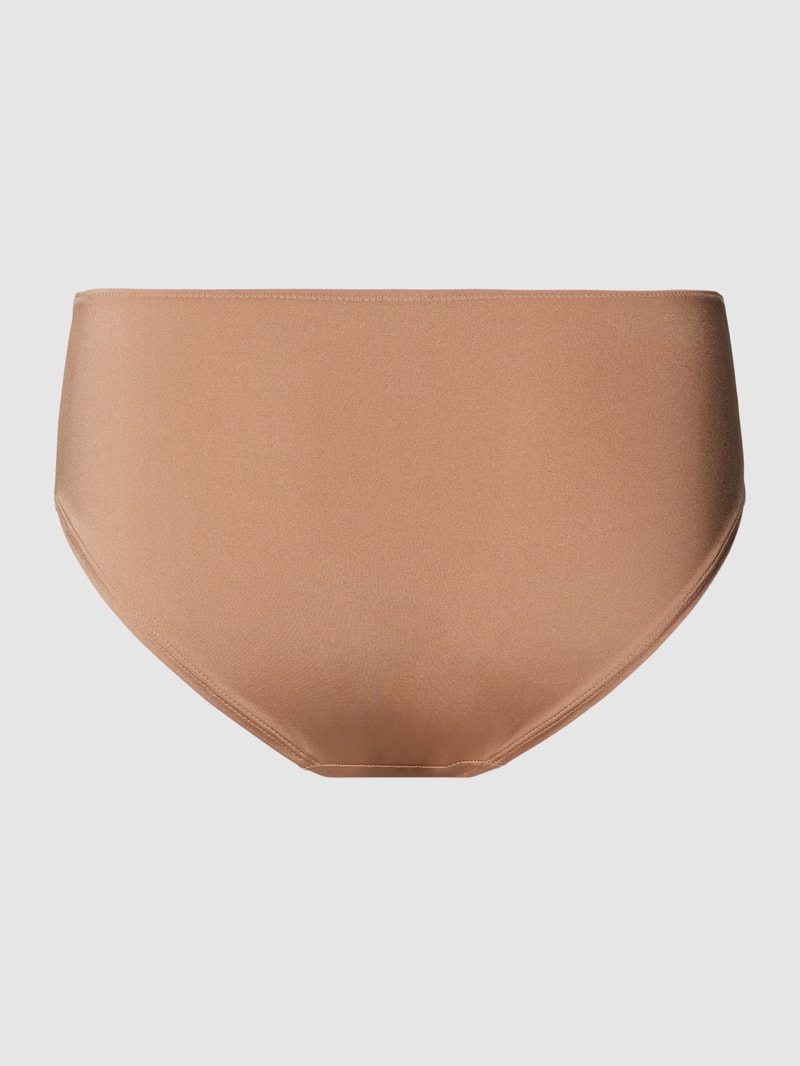 Pants mit Logo-Print Modell 'MICRO' in beige