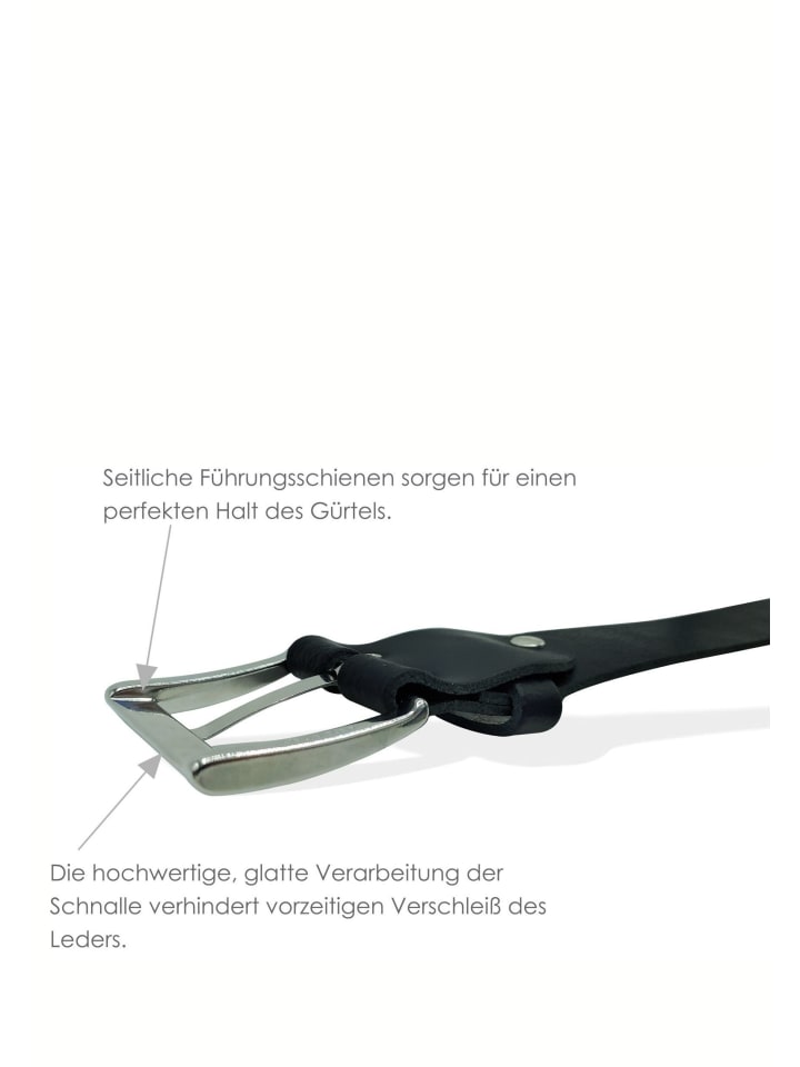 FRONHOFER Ledergürtel kürzbar in Dunkelbraun günstig kaufen