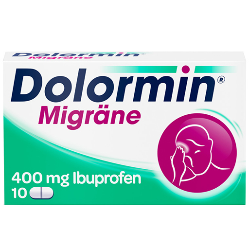DOLORMIN Migräne Filmtabletten  10 St  Filmtabletten