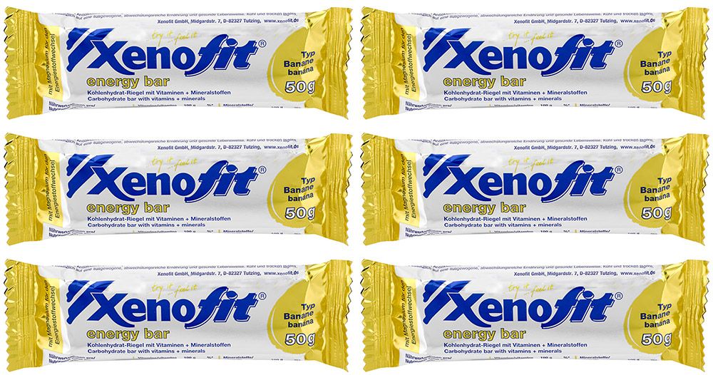 Xenofit Energy Bar Banane 6x50g kaufen | Bike-Discount