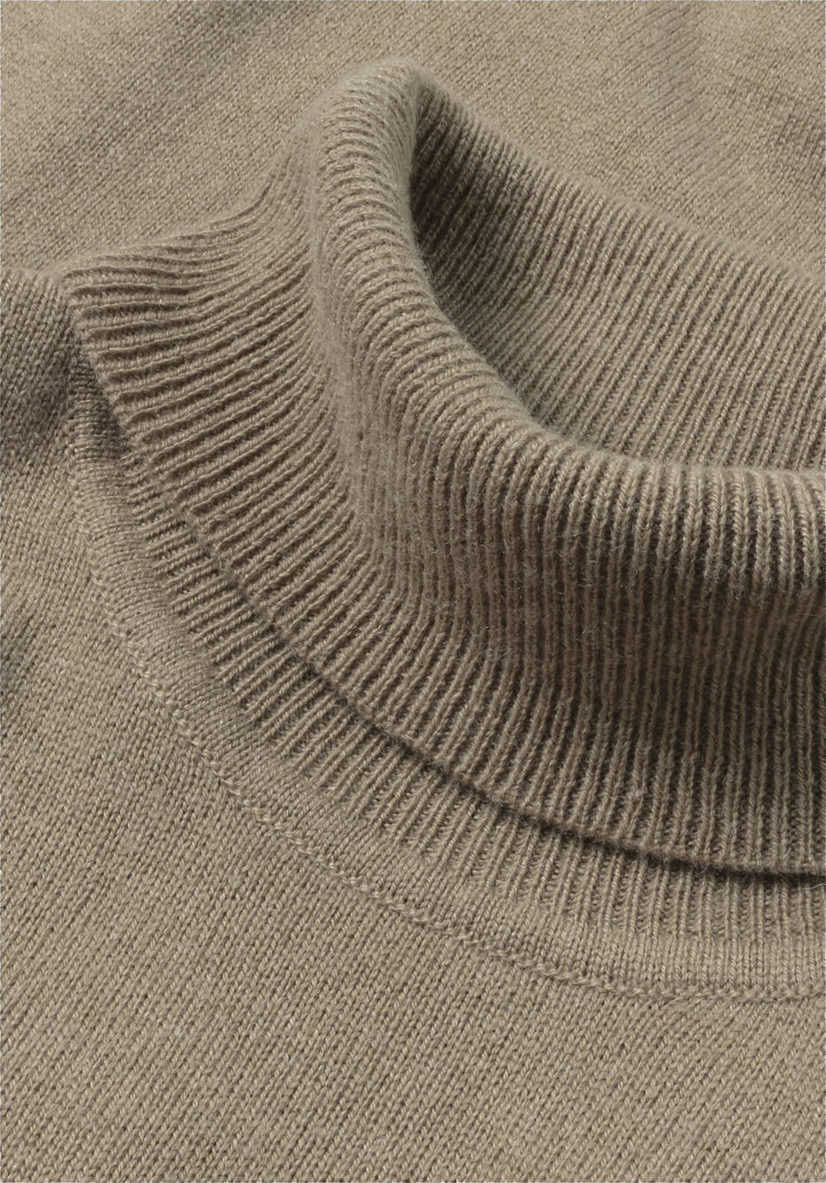 Rollkragen-Pullover aus Schurwolle mit Kaschmir