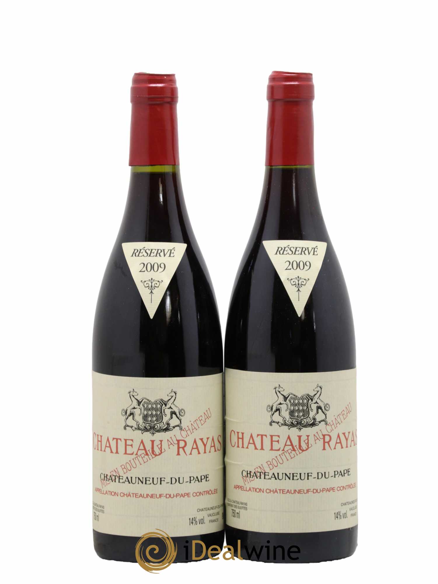 Châteauneuf-du-Pape Château Rayas Emmanuel Reynaud  2009 - Lot de 2 Bouteilles