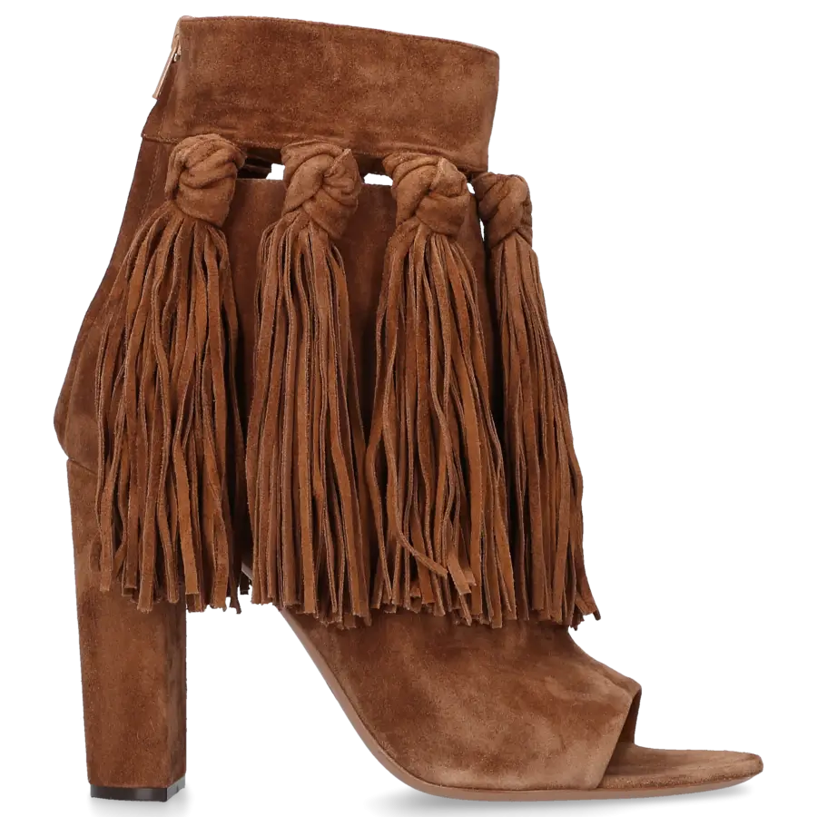 Chloé - Stiefeletten Veloursleder - braun