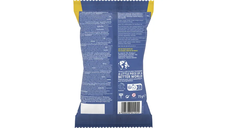Schär Salinis Sticks 75 g