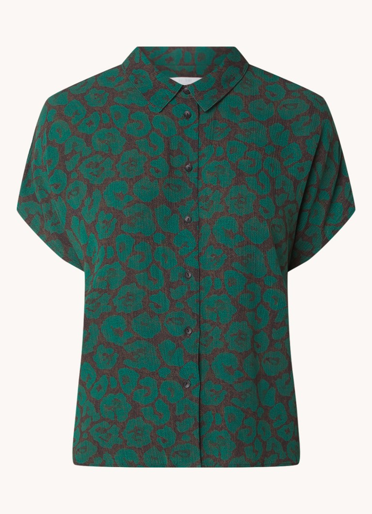 by-bar Karly blouse with leopard print