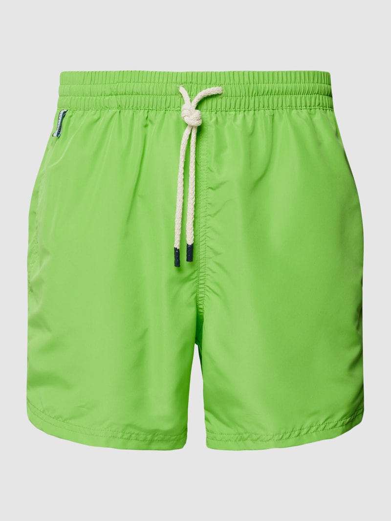 Badehose mit elastischem Bund in hellgrün