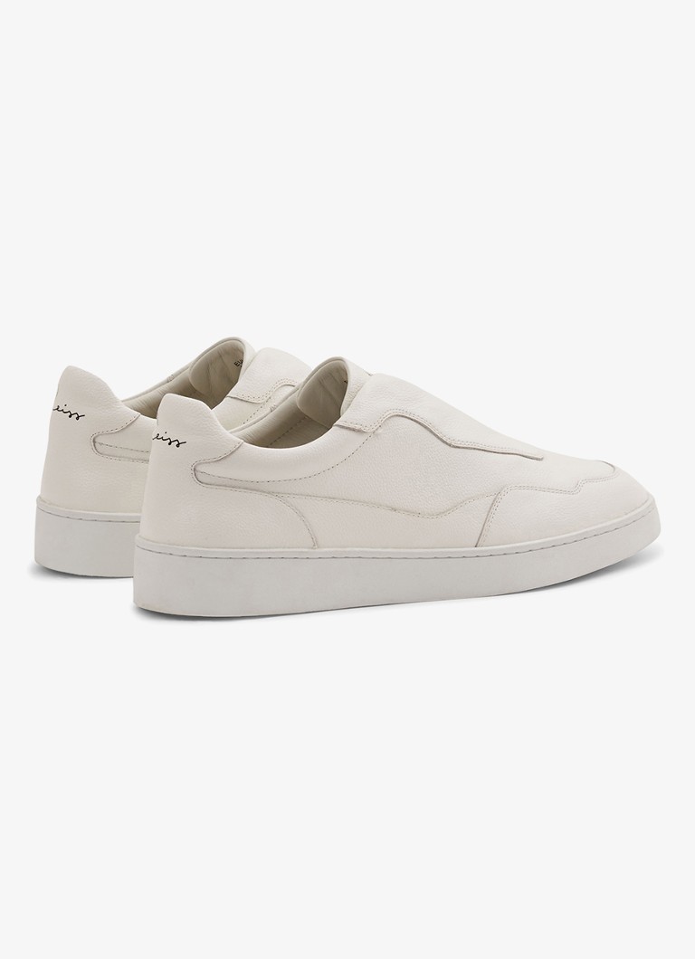 Reiss  Cruz sneaker van suède met leren details