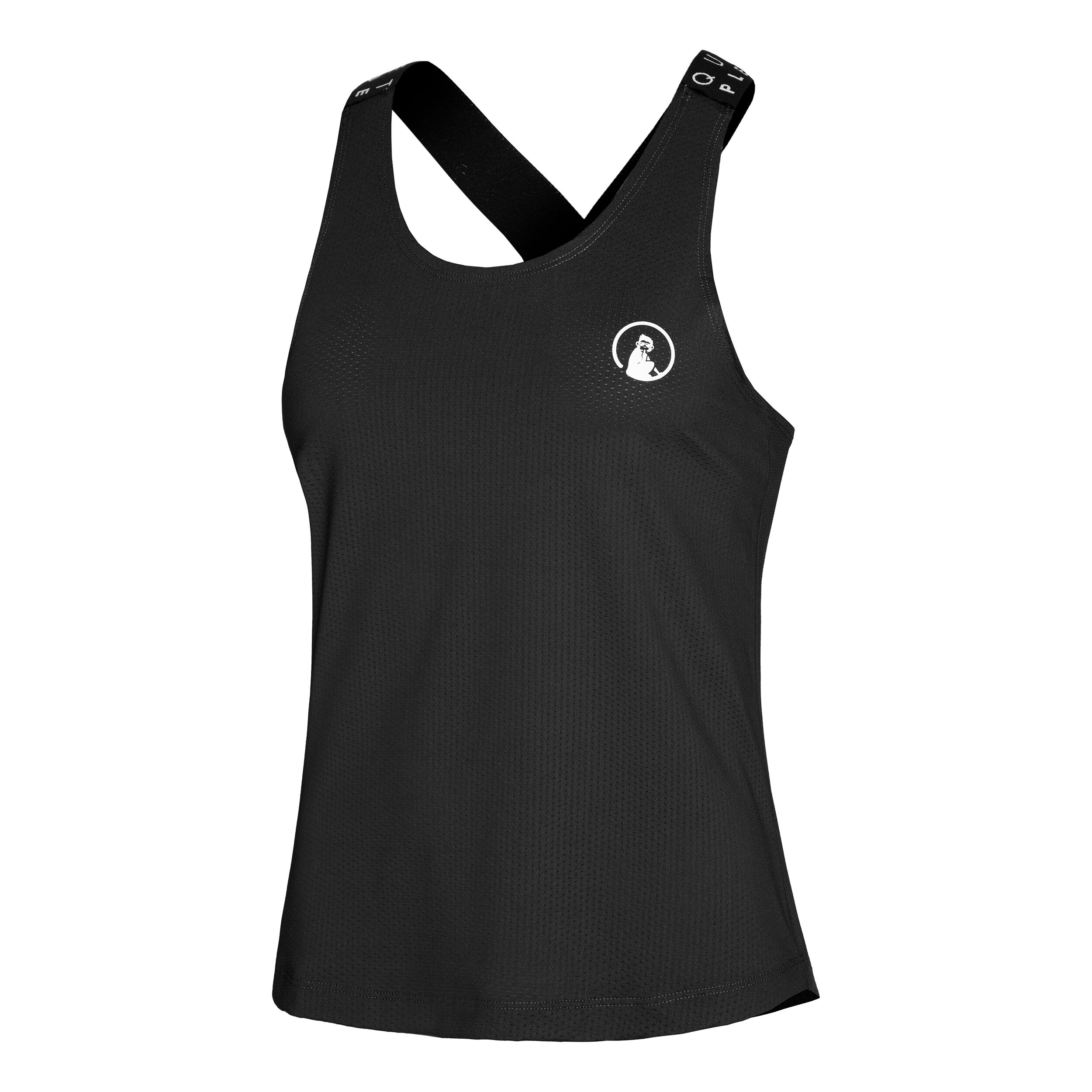 Serve & Volley Tank-Top Damen - Schwarz