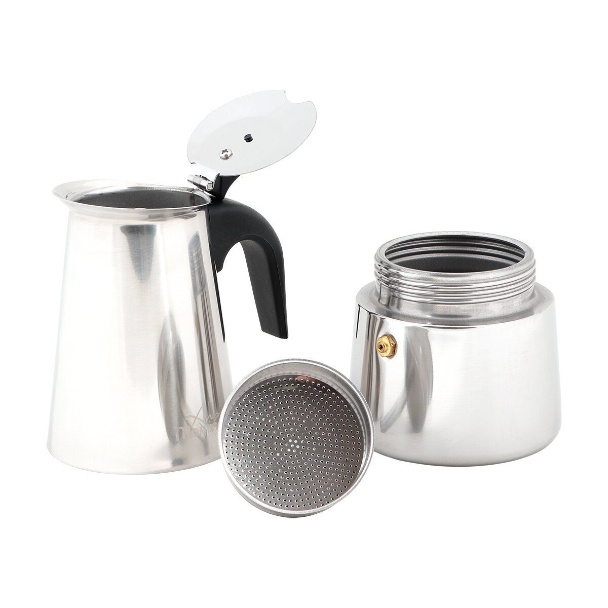 ANY MORNING Espressokocher Any Morning Espressokocher für 4 Tassen 200 ml