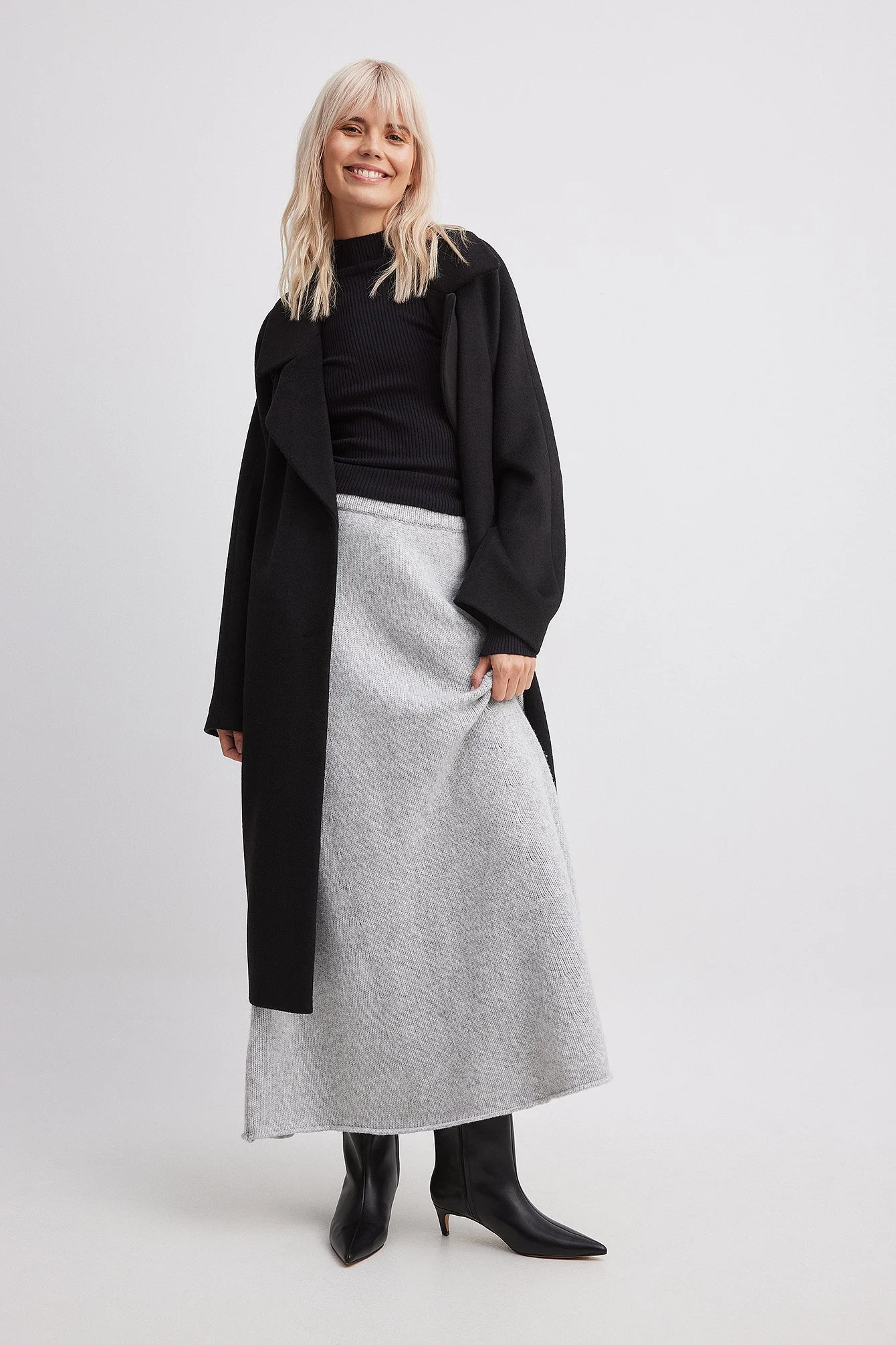 Stiefeletten mit Kitten-Heel-Absatz