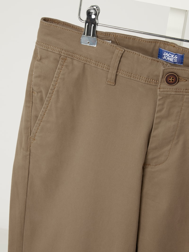 Slim Fit Chino mit Stretch-Anteil Modell 'Marco' in beige