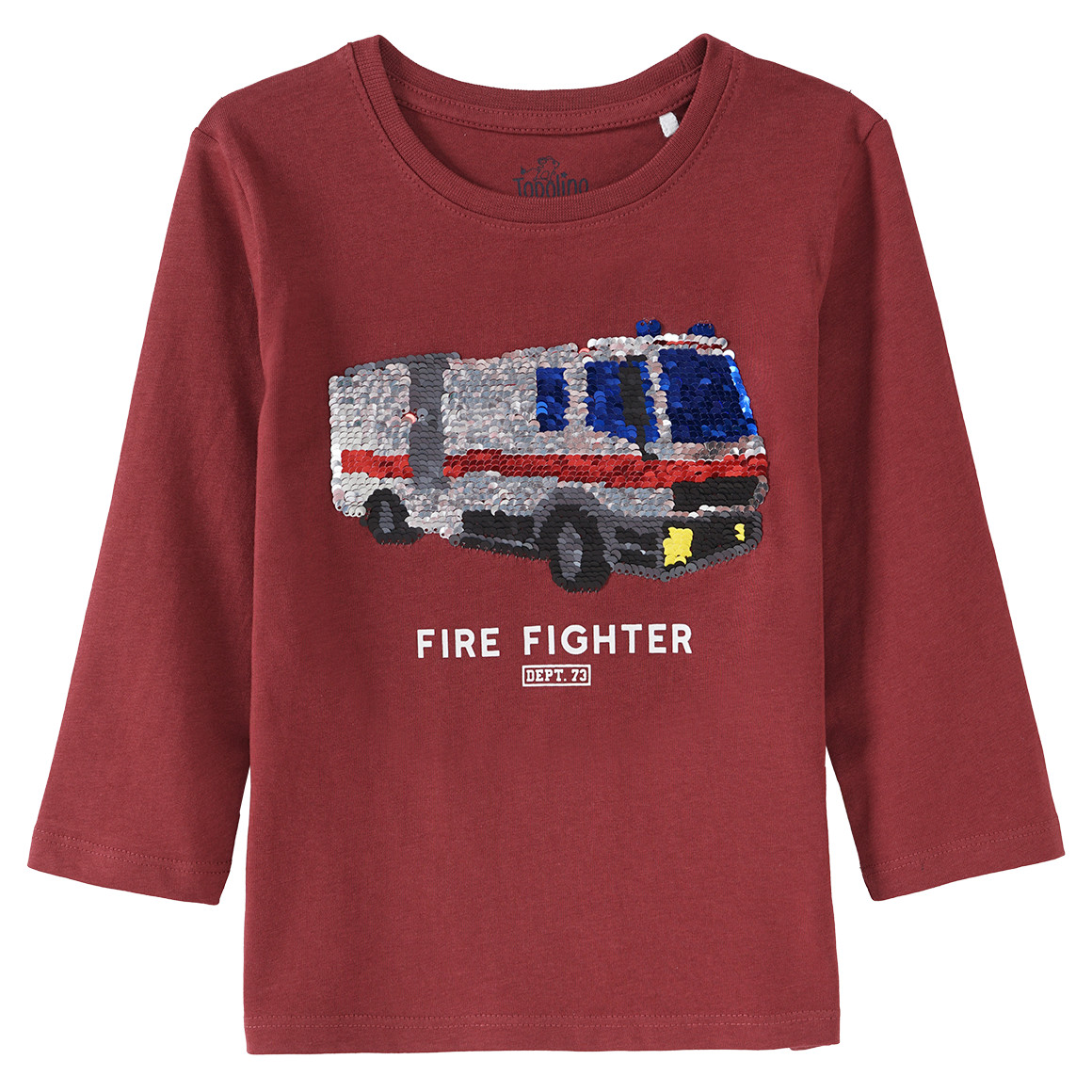 Jungen Langarmshirt mit Wendepailletten