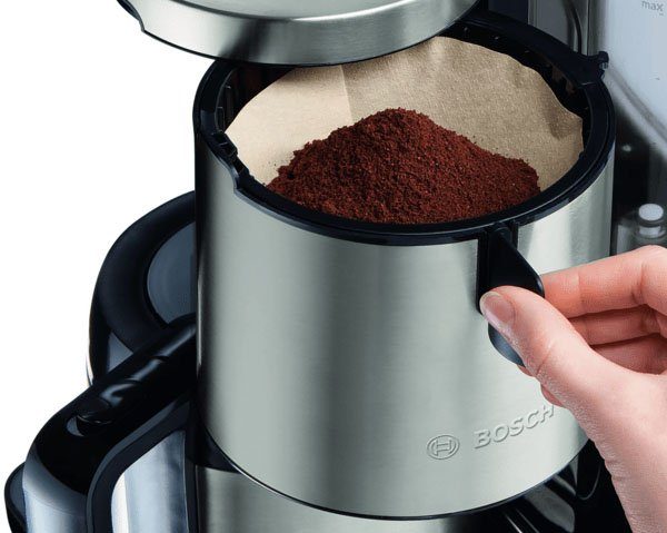 BOSCH Filterkaffeemaschine TKA8A683 Styline, 1,1l Kaffeekanne, Papierfilter 1x4, mit Thermokanne