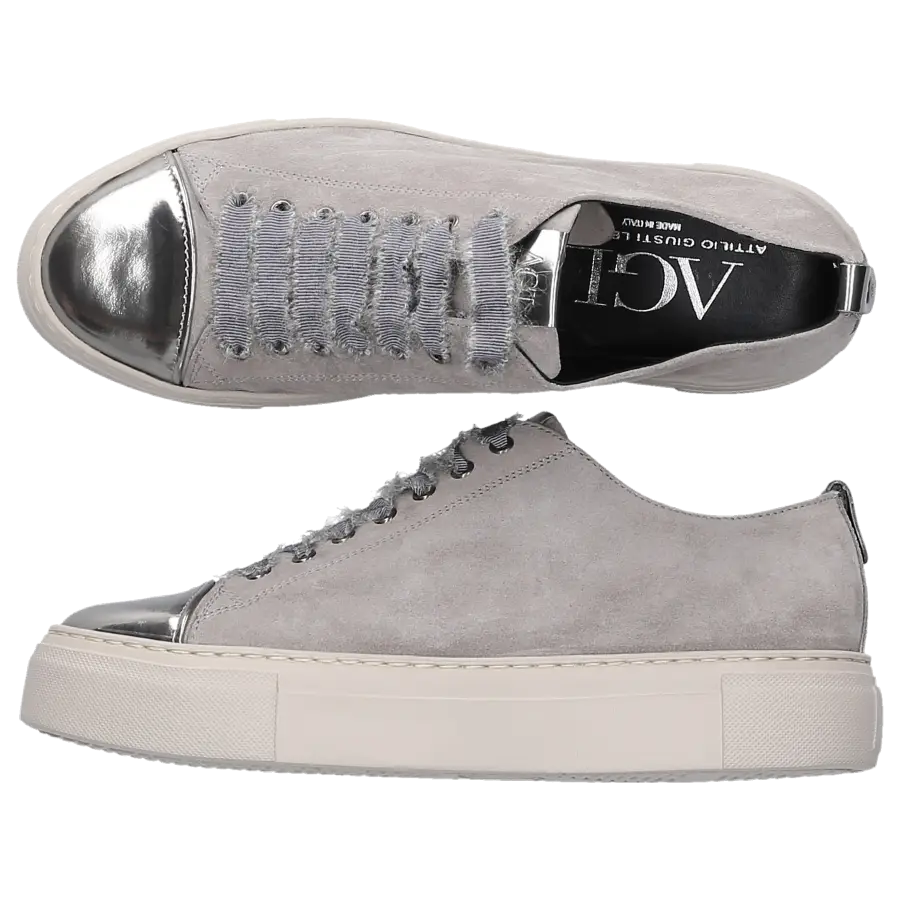 AGL Attilio Giusti Leombruni - Sneaker low D925065 Veloursleder - grau
