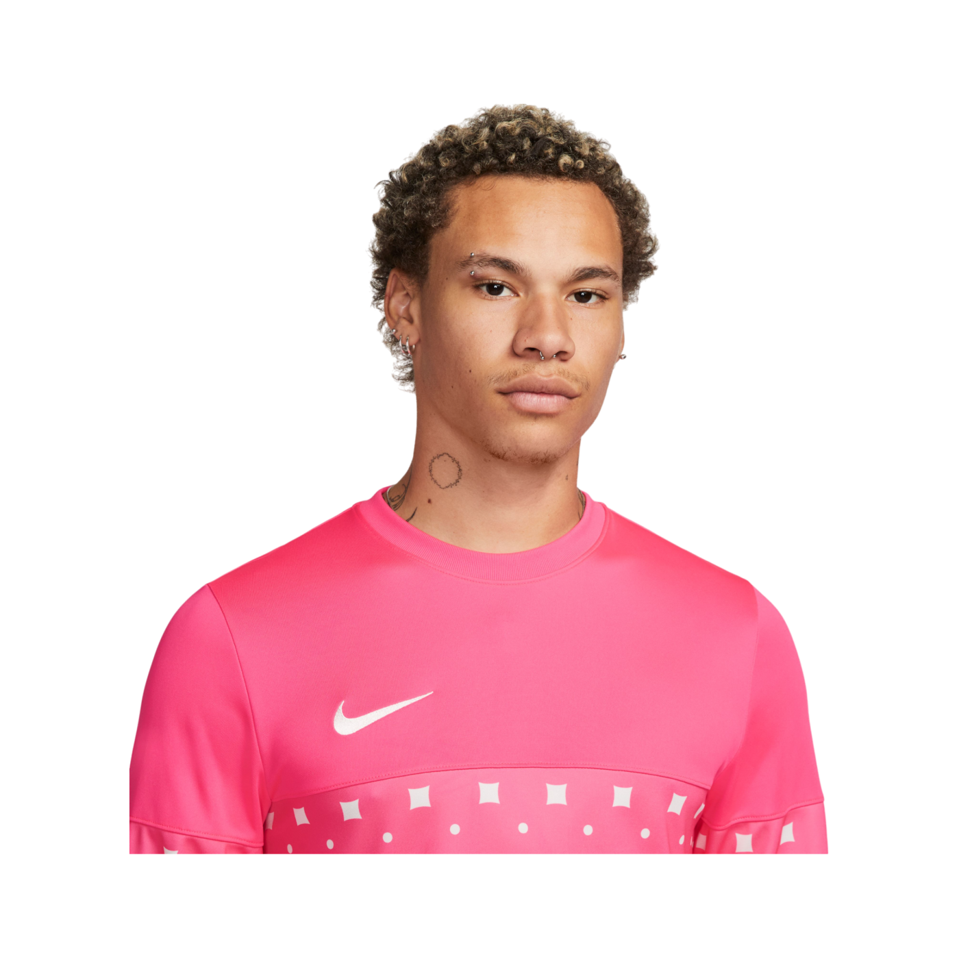 Nike F.C. Libero Trikot langarm Pink Weiss F639