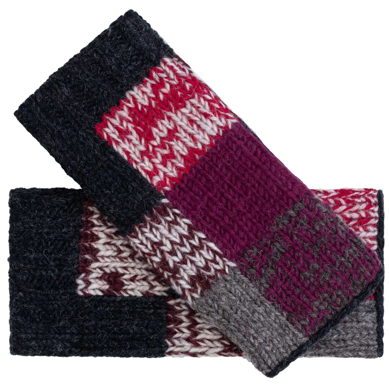 KUNST UND MAGIE Armstulpen Bunte Armstulpen Stulpen Handwärmer Pulswärmer Handschuhe Wolle Boho
