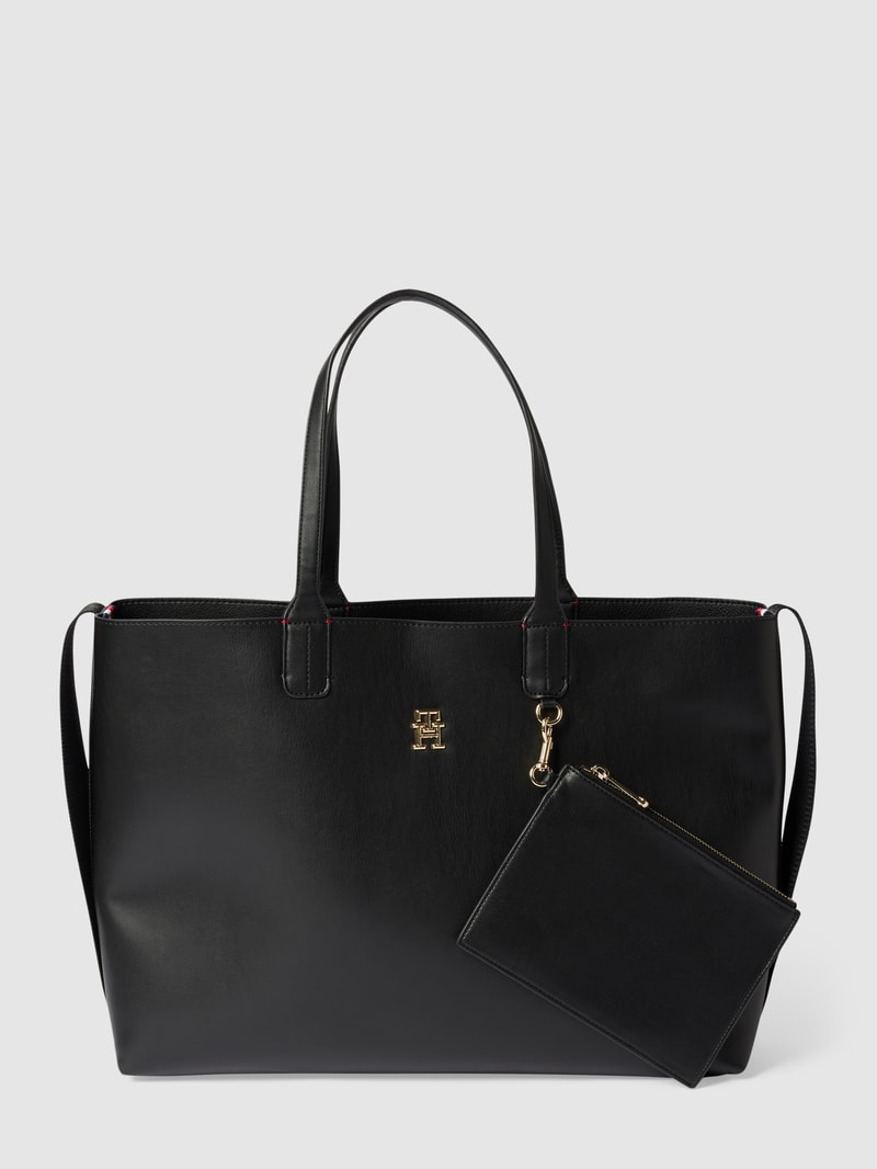 Shopper in Leder-Optik Modell 'ICONIC' in schwarz