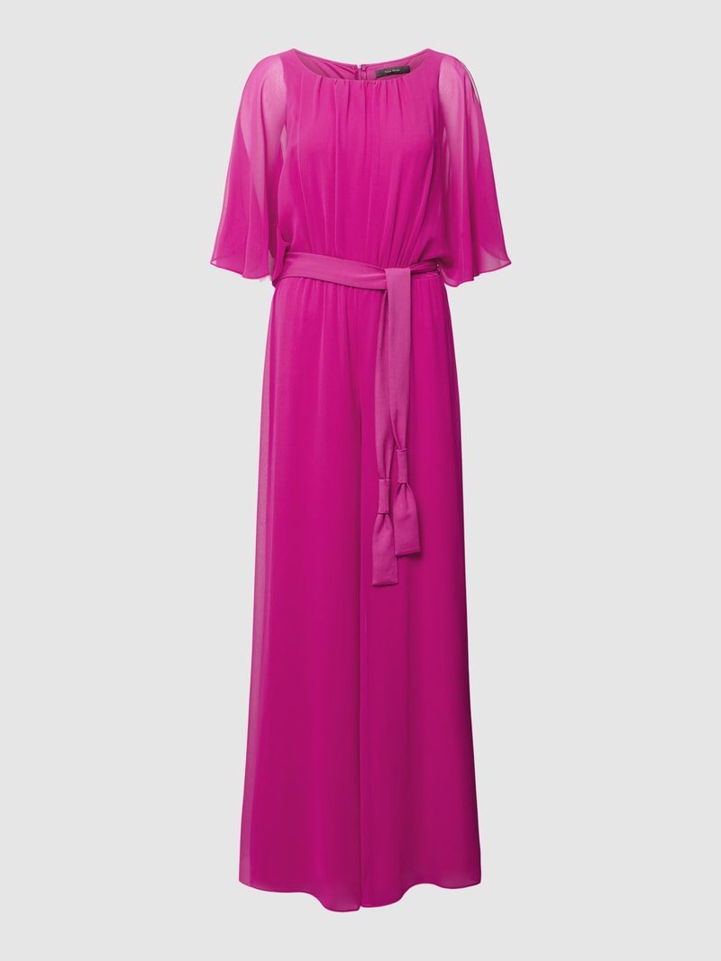 Jumpsuit mit Taillengürtel in pink